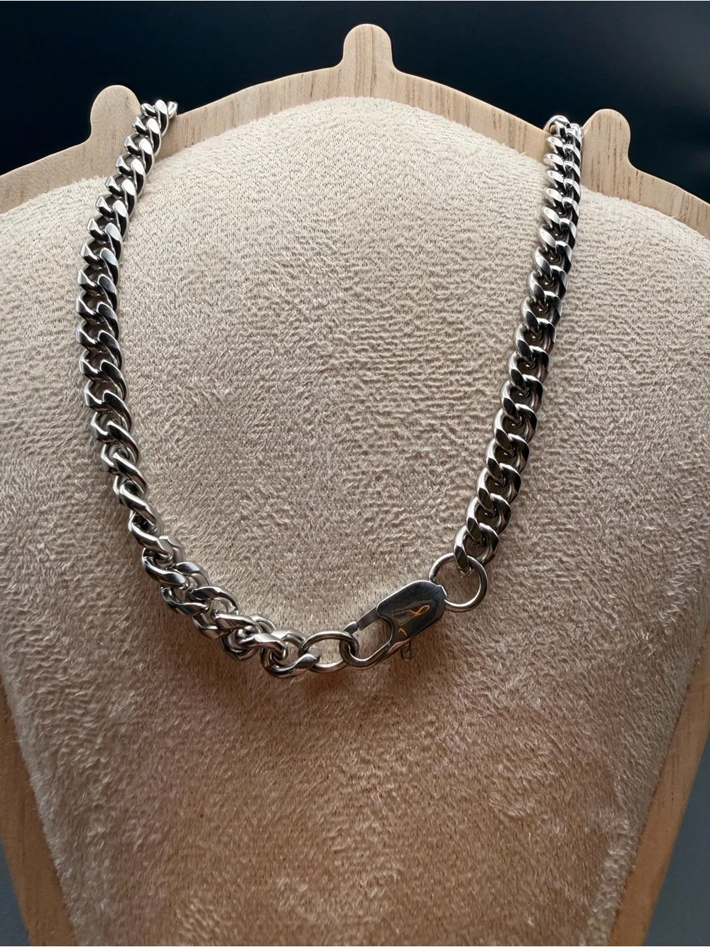 Stainless Steel Cuban Chain Necklace